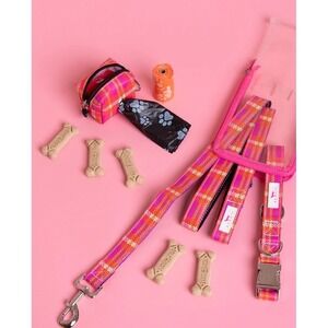 Dog Lover Gift Set" by SCOUT Bags Pink Red‎ Green  NWT MED up to 50lbs